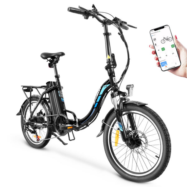 KAISDA K7 Folding Electric Bike - Image 2