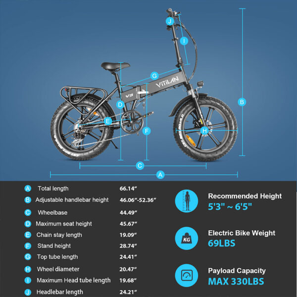 Vitilan V3 Electric Bike - Image 5